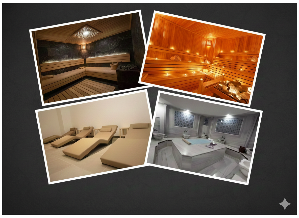 Başakşehir Fitness SPA Alanı, Türk Hamamı ve Sauna